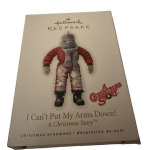 2007 Hallmark Collectible Ornament A Christmas Story I Can't Put My Arms Down